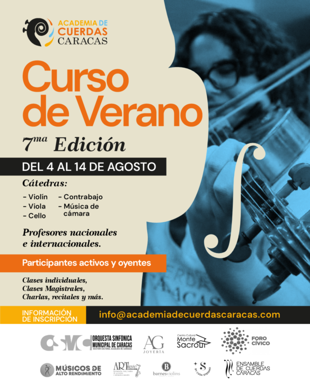 Curso de Verano de la Academia de Cuerdas Caracas.