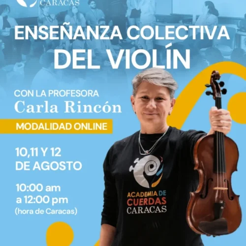 Enseñanza Colectiva del Violín con Carla Rincón