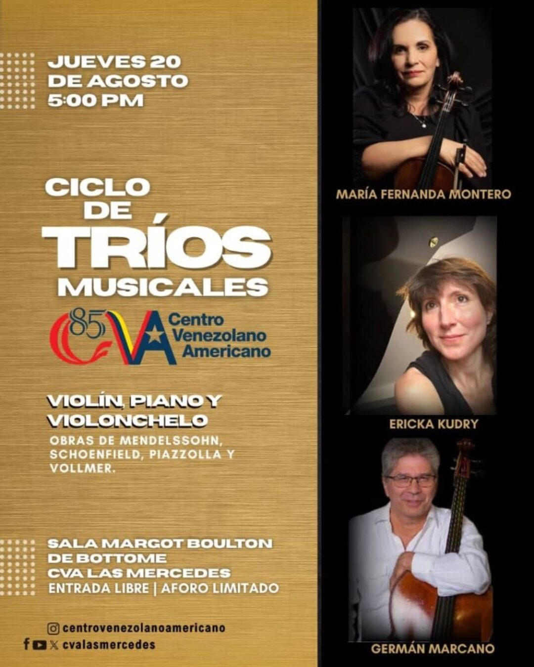 Ciclo de Tríos Musicales CVA